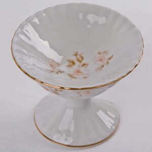 Салатник Bavarian Porcelain Цветы Рельеф золото posuda-moskow