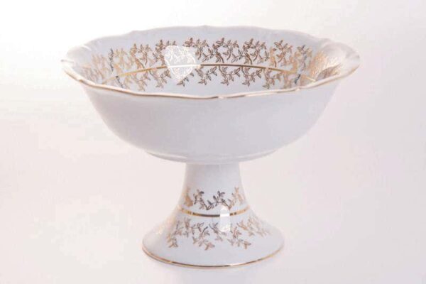 Салатник Bavarian Porcelain Мария Лист белый 23 см posuda-moskow