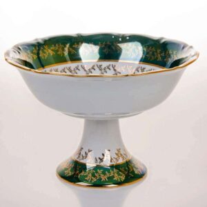 Салатник Bavarian Porcelain Мария Лист Зеленый 23 см posuda-moskow