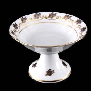 Салатник Bavarian Porcelain Венеция Роза голубая 16 см posuda-moskow