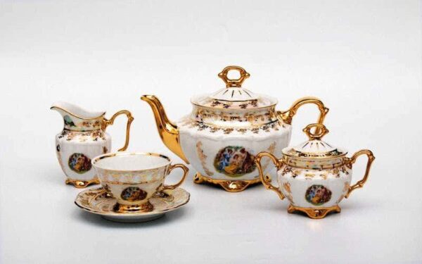 Сервиз чайный Bavarian Porcelain Мадонна 6 пер 15 пр posuda-moskow