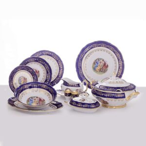 Сервиз столовый Bavarian Porcelain Мадонна Кобальт 6 пер 27 пр posuda-moskow