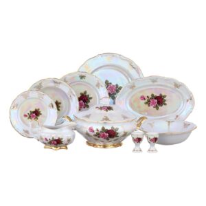 Сервиз столовый Bavarian Porcelain Роза 6 пер 25 пр posuda-moskow