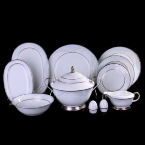 Сервиз столовый Bavarian Porcelain Верона синяя 6 пер 26 пр posuda-moskow