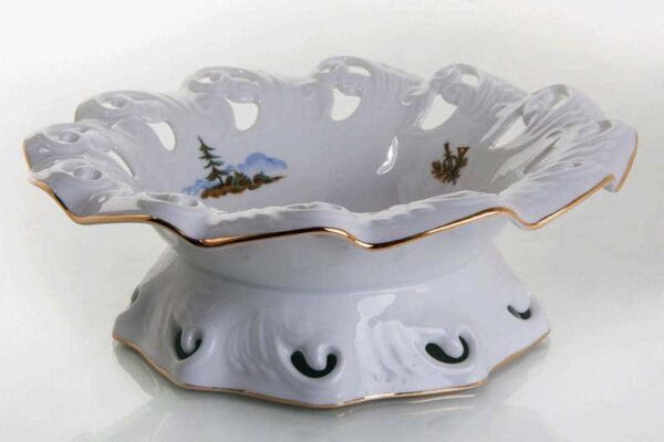 Ваза для фруктов Bavarian Porcelain Охота Рельеф posuda-moskow