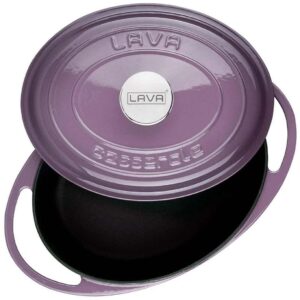 Кастрюля овальная Lava Purple 3 8 л 29 см 2