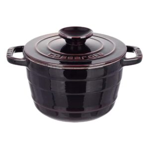 Кастрюля с крышкой Lava Majolica Aubergine 4,9 л 23 см 2