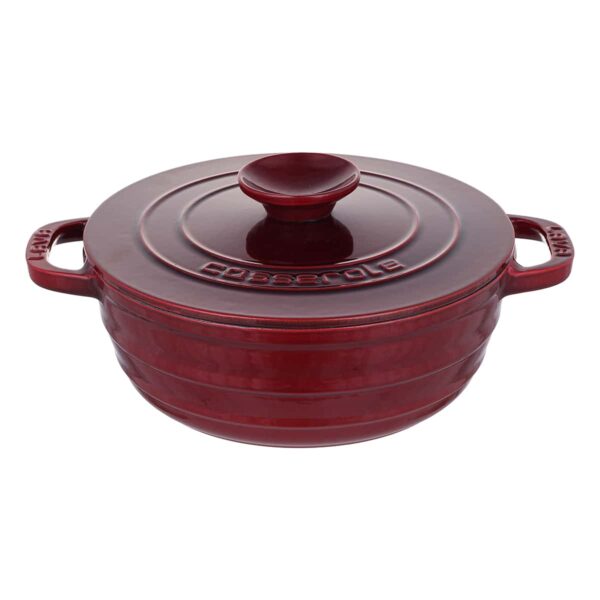 Кастрюля с крышкой Lava Majolica Aubergine 5,2 л 28 см 2