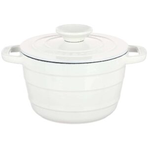 Кастрюля с крышкой Lava Majolica White 4,9 л 23 см 2