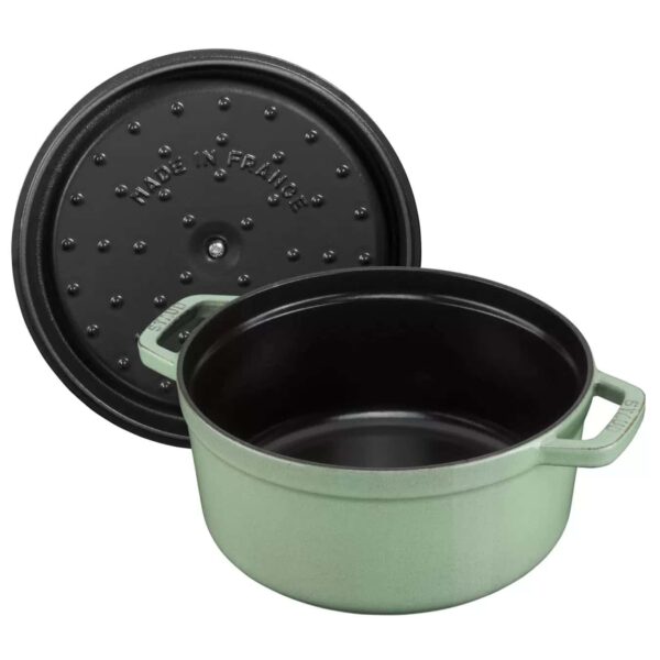 Кокот круглый Staub 20 см 2,2 л шалфей 2