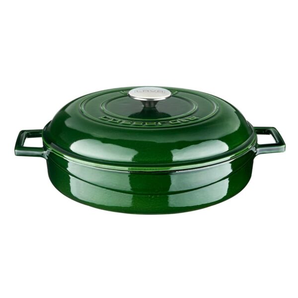 Сотейник с крышкой Lava Majolica Green 3,51 л 28 см 2