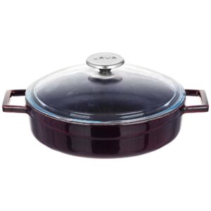 Сотейник со стеклянной крышкой Lava Aubergine 3,51 л 28 см 2