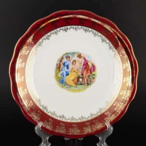 Блюдо круглое Royal Porcelain Мадонна Красная 30 см posuda moskow