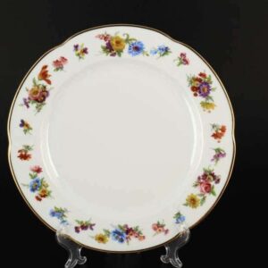 Набор тарелок Royal Czech Porcelain Болеро Весенний букет 25 см posuda moskow