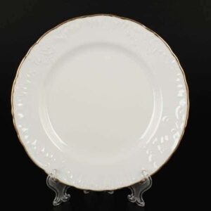 Набор тарелок Royal Czech Porcelain Рококо Отводка золото 19 см posuda moskow