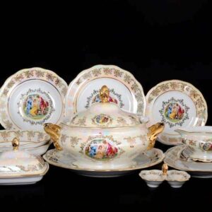 Столовый сервиз Royal Czech Porcelain Мадонна Перламутр 6 пер 29 пр posuda moskow