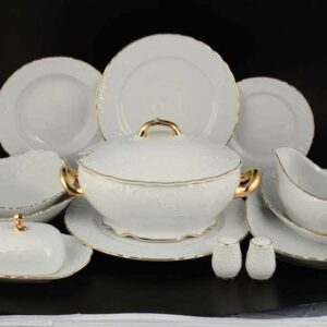 Столовый сервиз Royal Czech Porcelain Рококо Отводка золото 6 пер 28 пр posuda moskow